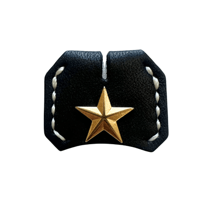 KC's KKC001 Key Cover Barn Star Americana Key Cover Horsehide Steerhide Star Charm