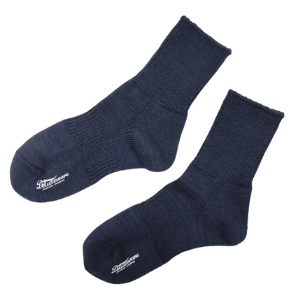 DELUXEWARE デラックスウエア DSK-001 DX.SOCKS 【24〜28cm】 ミリタリーソックス イギリス海軍 ベース コットン１００％ 靴下
