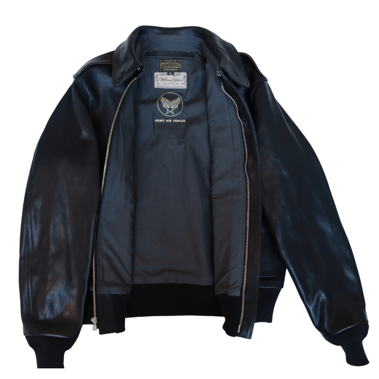 BUZZ RICKSON'S バズリクソンズ BR80690 WILLIAM GIBSON COLLECTION Type BLACK A-2 GOAT SKIN ウィリアム・ギブソン コレクション タイプブラックA-2 ゴートスキン レザージャケット ミリタリー ブラックシリーズ