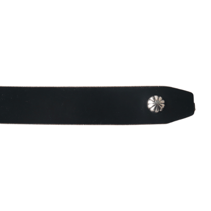 ARTBROWN ARTBROWN VDB21166AB Concho Belt Studded Belt Chromexcel Leather Umbrella Studs