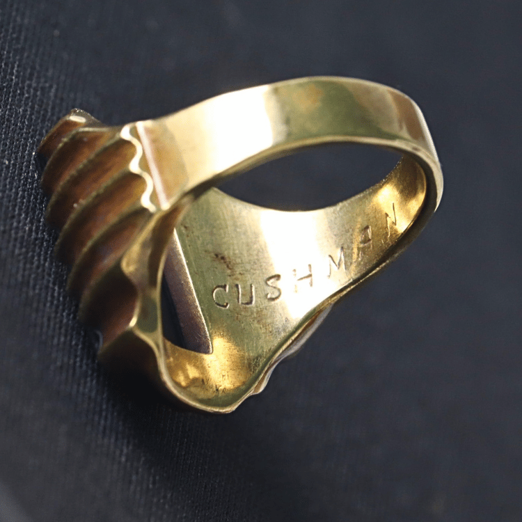 CUSHMAN 29381 USN BRASS RING BRASS US Navy Brass Ring Brass