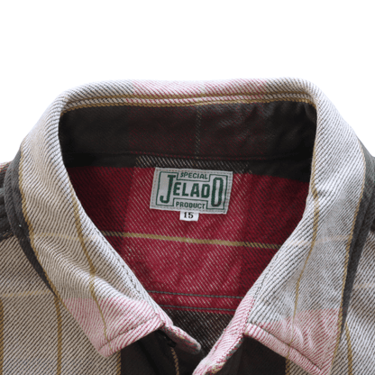 JELADO ジェラード JP12106 Unionworkers Shirt Short ユニオンワーカーズシャツ ショート ネルシャツ