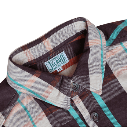 JELADO ジェラード JP23131 Unionworkers Shirt Short ユニオンワーカーズシャツ ショート ネルシャツ ショート丈