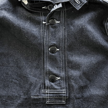 BUZZ RICKSON'S バズリクソンズ BR11703A U.S. NAVY DENIM GAS PROTECTIVE PARKA デニムガスプロテクティブパーカー ミリタリー ガスパーカー デニムパーカー  U.S.NAVY 米海軍