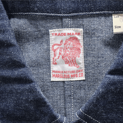 DAPPER'S ダッパーズ LION-001 LION BRAND Denim Coverall Jacket ライオンブランド デニムカバーオールジャケット デニムジャケット メンズ カバーオール