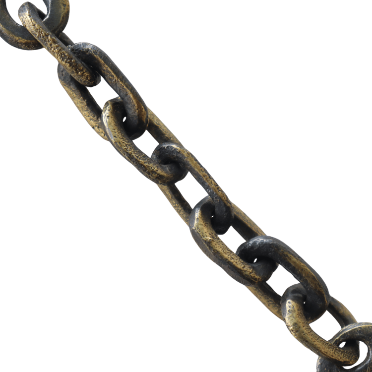 池之端銀革店 Haru H-1008B ブラス キーチェーン サンドキャスト