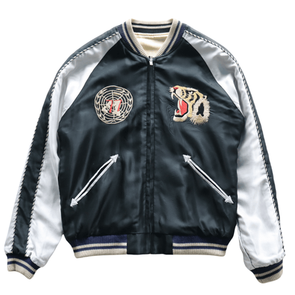 TAILOR TOYO テーラー東洋 TT15877-219 Late 1950s Style Acetate Souvenir Jacket “USS PRINCETON” × “MAIKO”アセテートスーベニアジャケット USSプリンストンx舞妓 スカジャン リバーシブル 2トーン 両面アセテート生地 スーベニアジャケット 刺繍