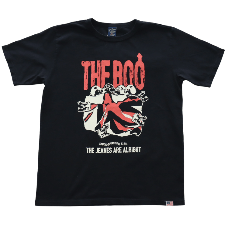 STUDIO D'ARTISAN 8212A USA Cotton Print T-Shirt, Men's Short Sleeve American Casual T-Shirt, Made with US Cotton, Parody of the Dalci Pig Series