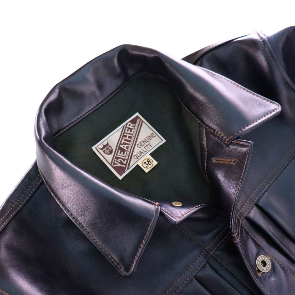 Y'2 LEATHER ワイツーレザー INDIGO HORSE 1st Type JACKET インディゴホース ファストタイプ ジャケット IB-140