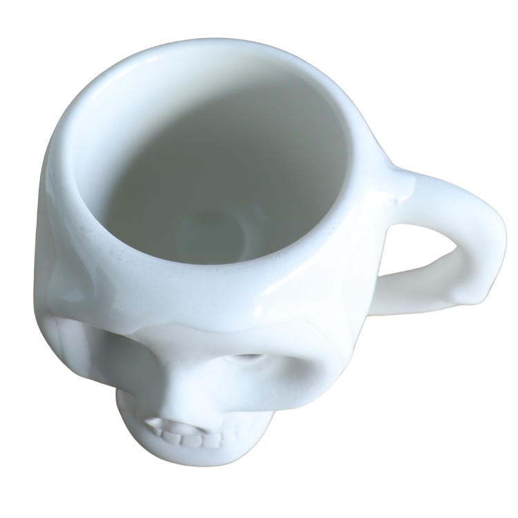 ATTRACTIONS アトラクションズ x 波佐見焼 A20033W Skull Mug White