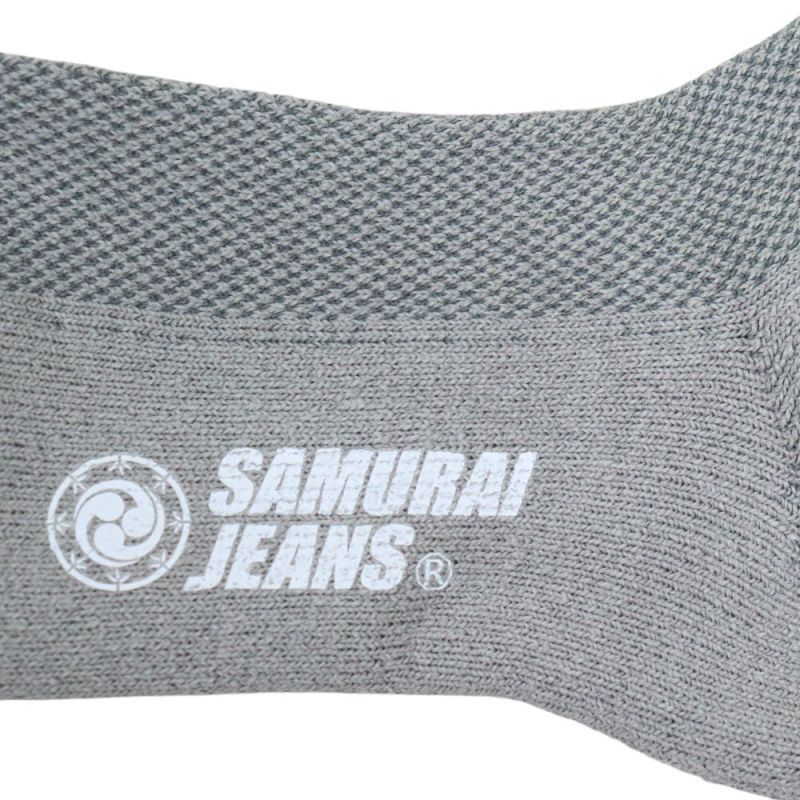 SAMURAI JEANS サムライジーンズ SJK24-WASHI ロゴプリント 和紙ソックス 靴下