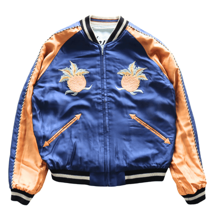 TAILOR TOYO テーラー東洋 TT15877-128 Late 1950s Style Acetate Souvenir Jacket “HAWAII MAP” × “DRAGON & TIGER” アセテートスーベニアジャケット スカジャン ハワイMAP 龍虎 ハワイ柄 リバーシブル 2トーン 両面アセテート生地 スーベニアジャケット 刺繍