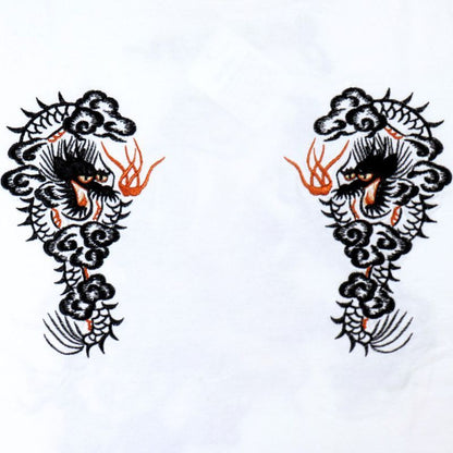 TAILOR TOYO テーラー東洋 TT79388 SUKA T-SHIRT EMBROIDERED FLOATING DRAGON スカT