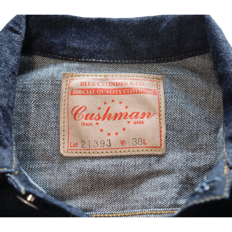 CUSHMAN  クッシュマン 21393 13.5oz. XX DENIM FIRST MODEL 1st Type Gジャン デニムジャケット