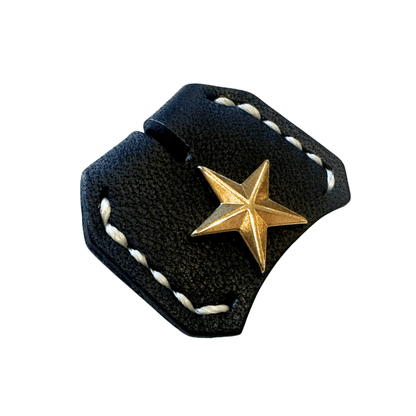KC's KKC001 Key Cover Barn Star Americana Key Cover Horsehide Steerhide Star Charm