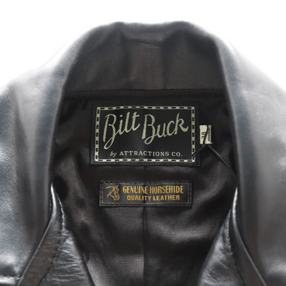 Bilt Buck ビルトバック by ATTRACTIONS  Lot.574 Horsehide Johnson Riders Jacket  ホースハイド ジョンソン ライダース ジャケット ダブルライダースジャケット