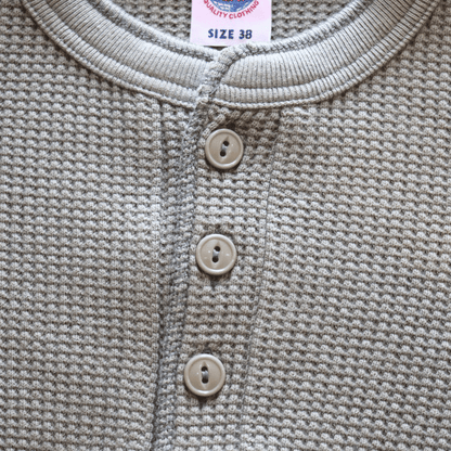 JELADO ジェラード AB94236-26 Mega Thermal Henry Neck メガサーマル ヘンリーネック Tシャツ トップス 長袖 ミリタリー 防寒 保温 サーマルワッフル