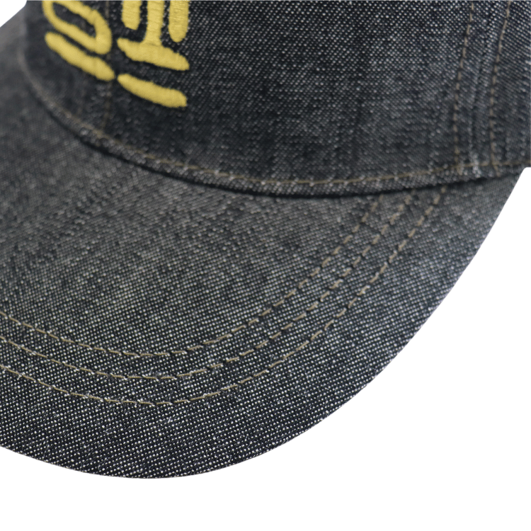 TOYS McCOY トイズマッコイ TMA2501 10oz BLACK DENIM CAP SNOOPY " 福 "  スヌーピーキャップ