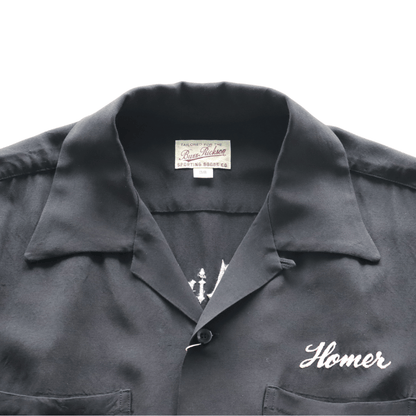 BUZZ RICKSON'S BR39735 BOWLING SHIRT “STRATEGIC AIR COMMAND” Short-Sleeve Men's Americana Strategic Air Command