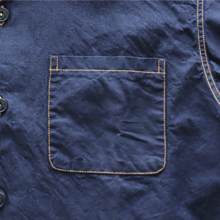 Mister Freedom ミスターフリーダム SC39668 Indigo×Black Chambray”WATERTOWN”Shirt インディゴxブラックシャンブレー ”ウォータータウン”シャツ 半袖シャツ メンズ シャンブレーシャツ