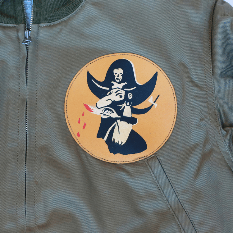 BUZZ RICKSON'S バズリクソンズ BR15995 TYPE TANKERS SLASH POCKET BUZZ RICKSON MFG.CO. 90th BOMB GROUP JOLLY ROGERS タンカース スラッシュポケット 第90爆撃航空群 ジョリーロジャース ミリタリー ジャケット U.S.ARMY
