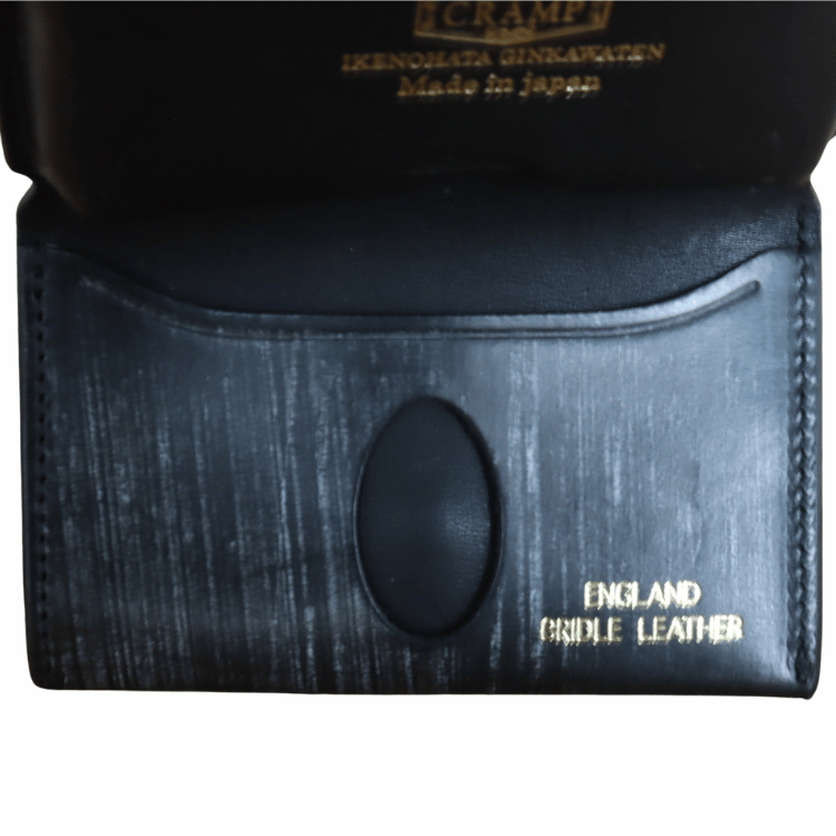 池之端銀革店 Cramp Cr-920 UKブライドル コンパクトウォレット ミニ財布