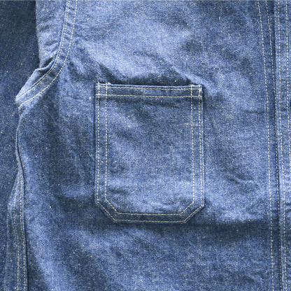 ORGUEIL OR-5127 Shawl Collar Denim Work Shirt - Classic Shirt, 1930s Style, Shawl Collar Shirt, Denim Shirt, Work Shirt