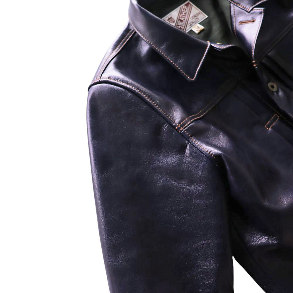 Y'2 LEATHER ワイツーレザー INDIGO HORSE 1st Type JACKET インディゴホース ファストタイプ ジャケット IB-140