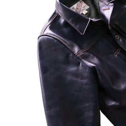 Y'2 LEATHER ワイツーレザー INDIGO HORSE 1st Type JACKET インディゴホース ファストタイプ ジャケット IB-140