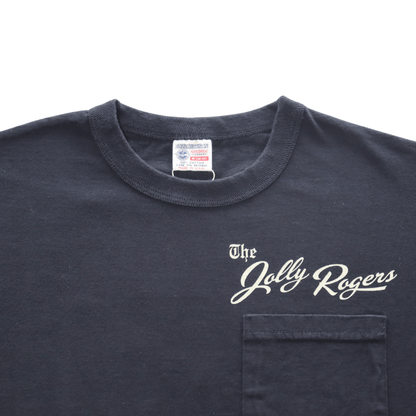 BUZZ RICKSON'S BR79711 S/S POCKET T-SHIRT "JOLLY ROGERS" Pocket T-shirt Jolly Rogers Short-sleeved T-shirt T-shirt Military T-shirt Printed T-shirt