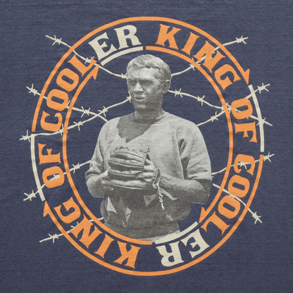TOYS McCOY TMC2605 STEVE McQUEEN TEE "KING OF COOL-ER KING" Short Sleeve T-shirt Print T
