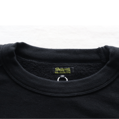DAPPER'S ダッパーズ 1811 Binder Crew Neck Sweat Flocky Print Design Model バインダークルーネックスウェット フロッキープリントデザインモデル