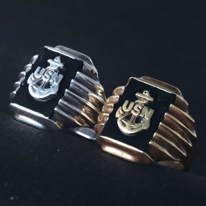 CUSHMAN 29381 USN BRASS RING BRASS US Navy Brass Ring Brass