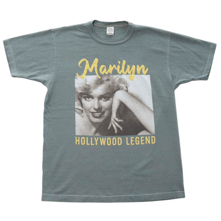 TOYS McCOY TMC2620 MARILYN MONROE TEE " HOLLYWOOD LEGEND " Marilyn Monroe T-shirt Short-sleeved T-shirt Print T-shirt Anniversary
