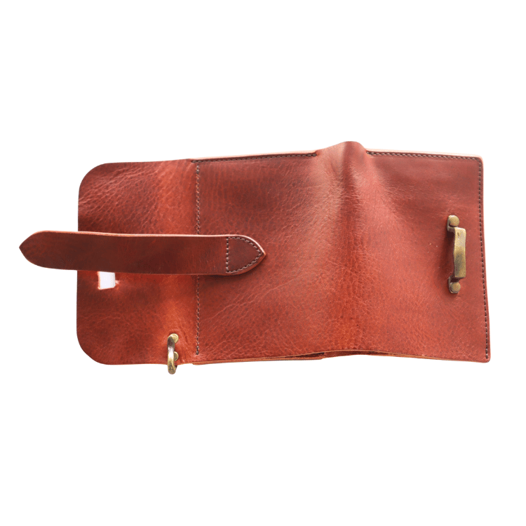 池之端銀革店 Haru HC-524 イタリアンレザーミドルウォレット 三つ折り財布