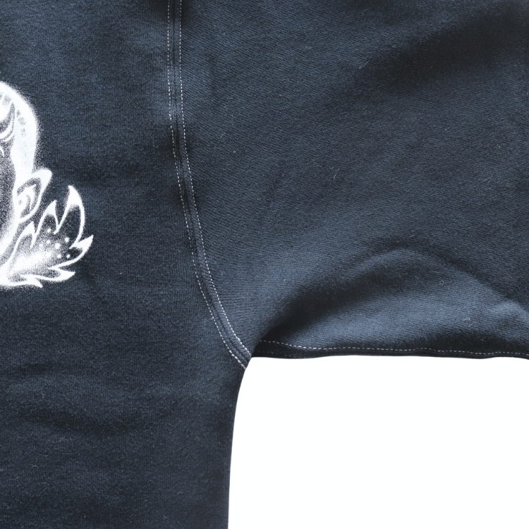 CUSHMAN クッシュマン 26901P PRINT  SET IN SLEEVE SWEAT HELL ON WHEEL プリントセットインスリーブスウェット