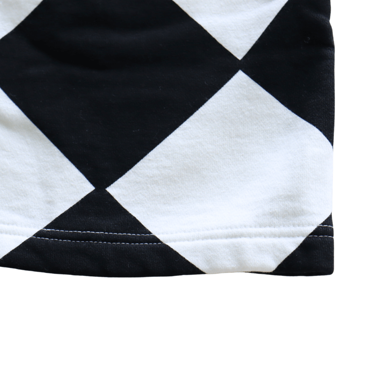 BUZZ RICKSON'S BR52658 LINE CREWMAN SWEAT SHORTS Men's Diamond Pattern