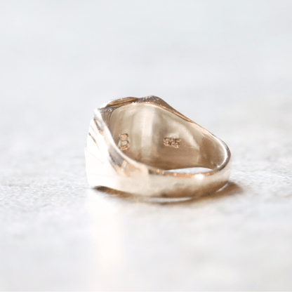 BILT BUCK ビルトバック BS0004 Skull Signet Ring スカルシグネットリング ヴィンテージリングを再構築したヘリテージシルバーリングコレクション 925 MadeinJapan