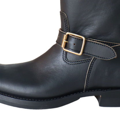 Y'2 LEATHER ワイツーレザー SHB-01 SUMI DYED HORSE Engineer Boots 墨黒ホース エンジニアブーツ