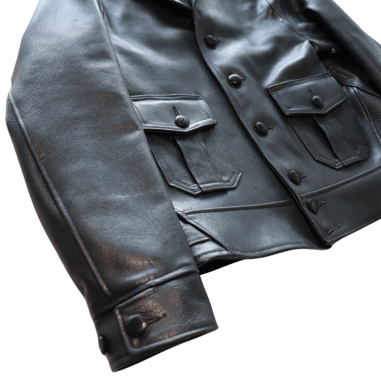 DAPPER'S ダッパーズ 1743 30’s Style A-1 Type Goatskin Leather Jacket 30年代スタイル ゴートスキンレザージャケット