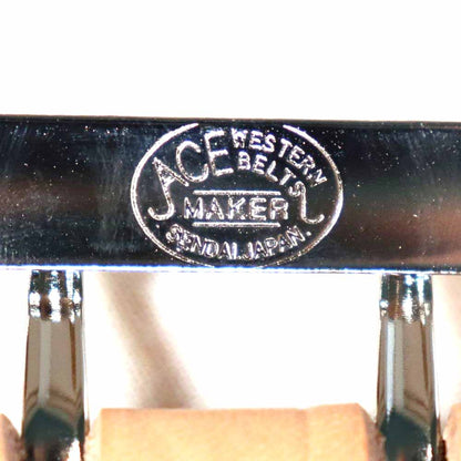 ATTRACTIONS アトラクションズ × ACE WESTERN BELTS Special Collaboration Belts  エースウエスタンベルト スペシャルコラボレーションベルト A20032 スタッズベルト