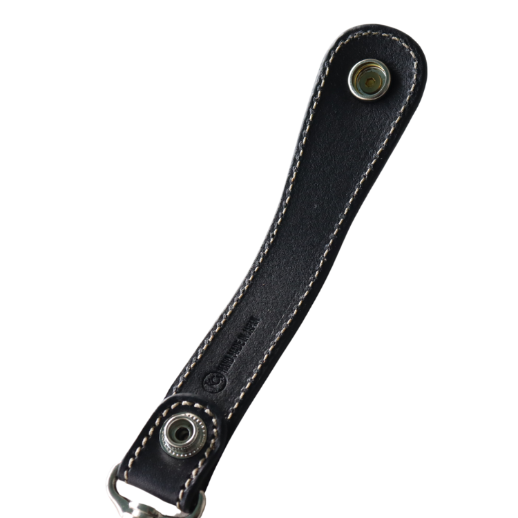 KC's KSK501 Keyring Chief Cowhide Keyring with Chief Concho, 21mm