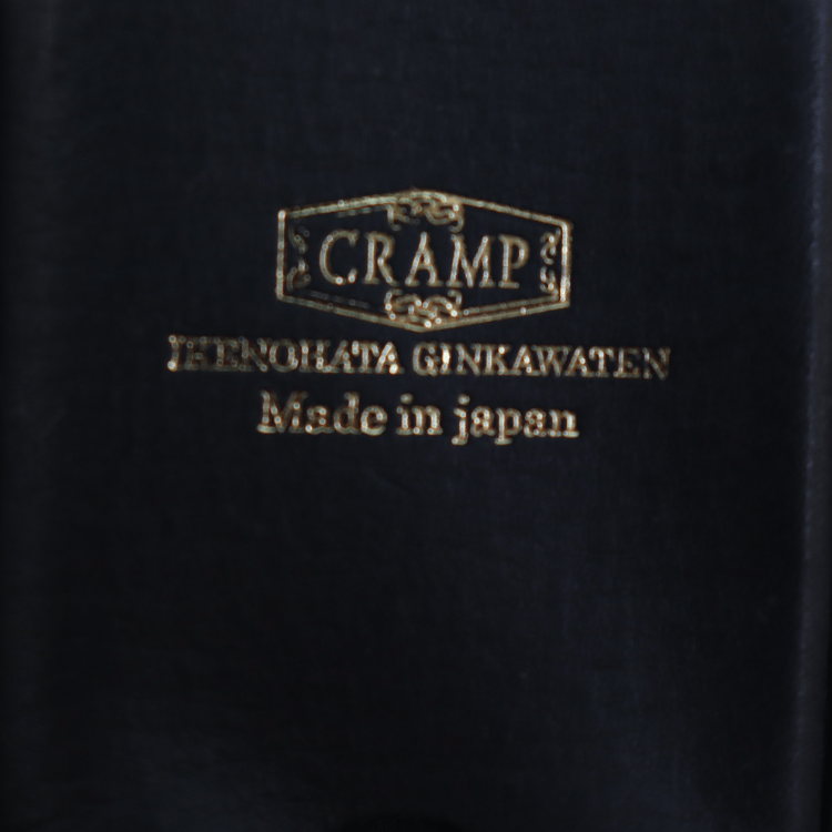 池之端銀革店 Cramp Cr-928 UKブライドル ギャルソンスリムウォレット 2つ折り 最小クラス