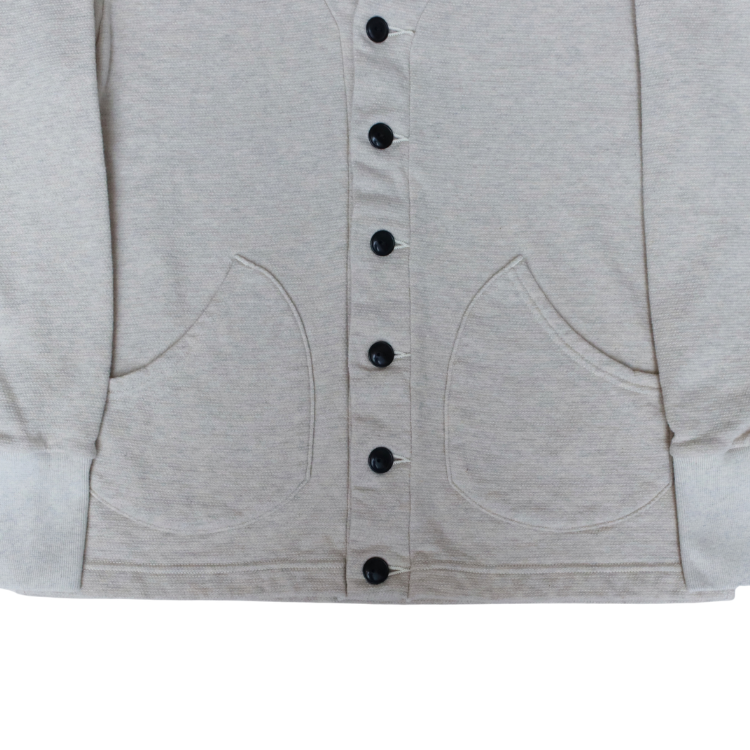 DALEE'S by deluxe ware ダリーズ バイ デラックスウエア Racter-20 1930s SHAWL COLLER CARDIGAN ショールカラーカーディガン アートニットカノコ裏毛 カーディガン