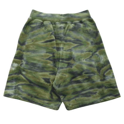 BUZZ RICKSON'S BR52659 TIE DYE CAMOUFLAGE SWEAT SHORTS Tie-Dye Camouflage Sweat Shorts