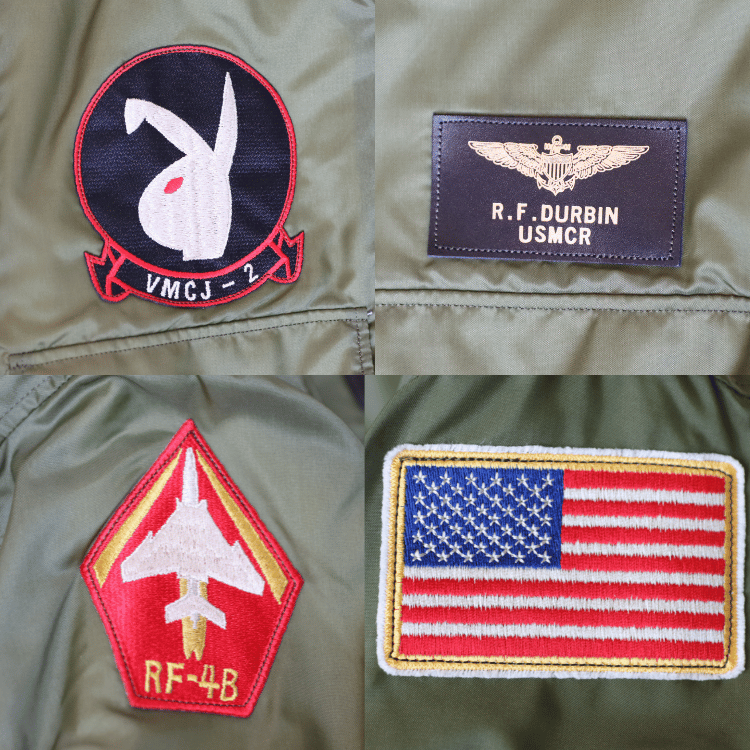BUZZ RICKSON'S バズリクソンズ BR15948 Type WEP “BUZZ RICKSON MFG. CO., INC.” VMCJ-2 PLAY BOYS ミリタリー フライトジャケット J-WFS WEPジャケット