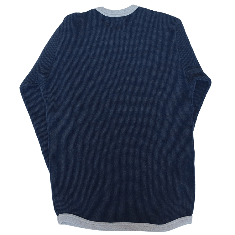 CUSHMAN クッシュマン 26392 BIG WAFFLE TWO TONE LONG TEE ビッグワッフル ツートンロングT アメカジ ワッフルT