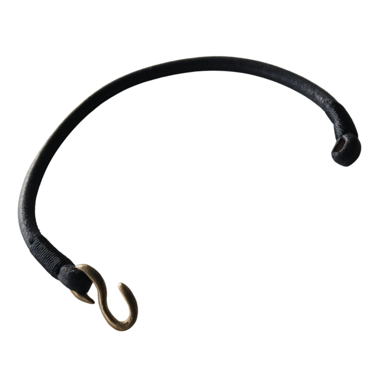 KC's KQA002 S-hook Cowhide NEO Bracelet, Made with Premium Cowhide Leather, Hand-Stitched with Colored Stitching, Durable and Luxurious, Size M