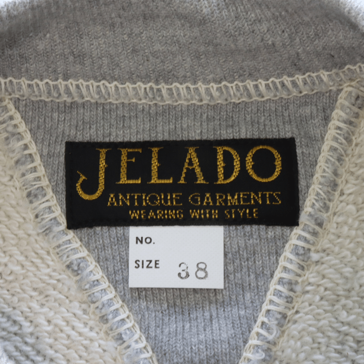 JELADO ジェラード AB13213 Blutal Fleece ブルータルフリース スウェット 両V杢グレースウェット REBUILT リベルト
