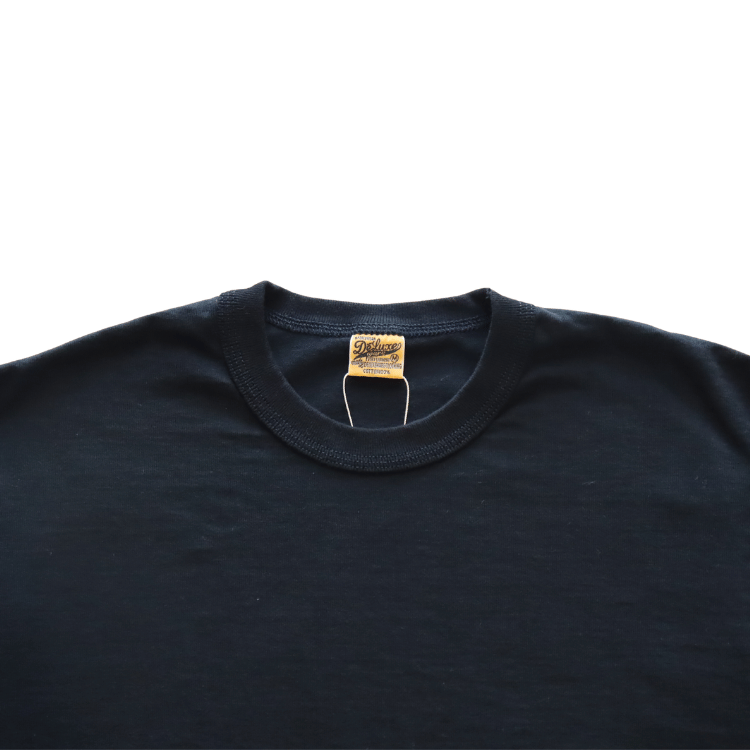 DELUXEWARE デラックスウエア SDTL-00 PLAIN LONG SLEEVE プレーンロングスリーブ 長袖Tシャツ SDTLプレーン 厚い 丈夫 柔らかい コットン100％ 日本製